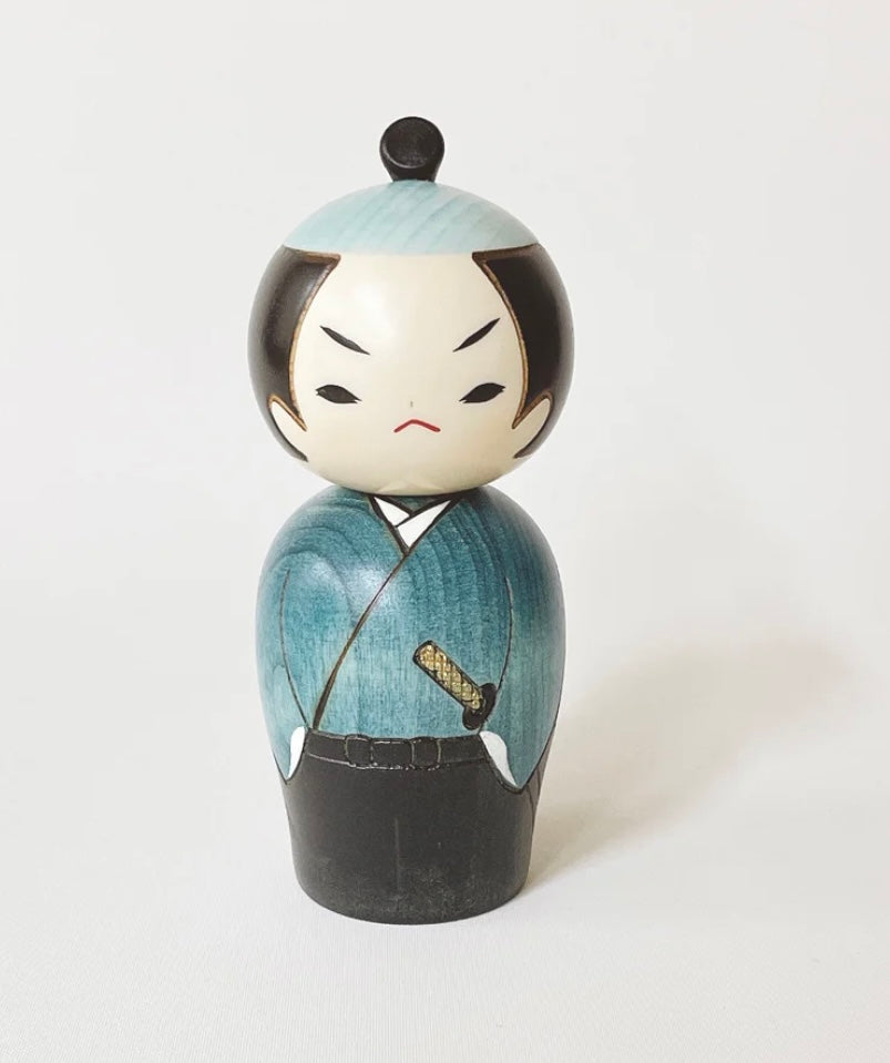 Kokeshi docka Samurai