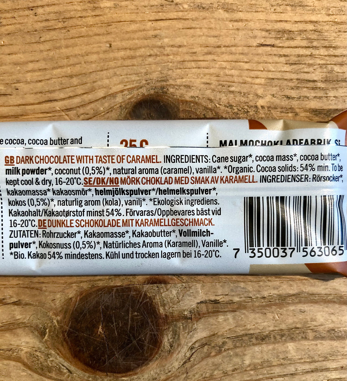 Malmö Choklad Karamell & rostad kokos