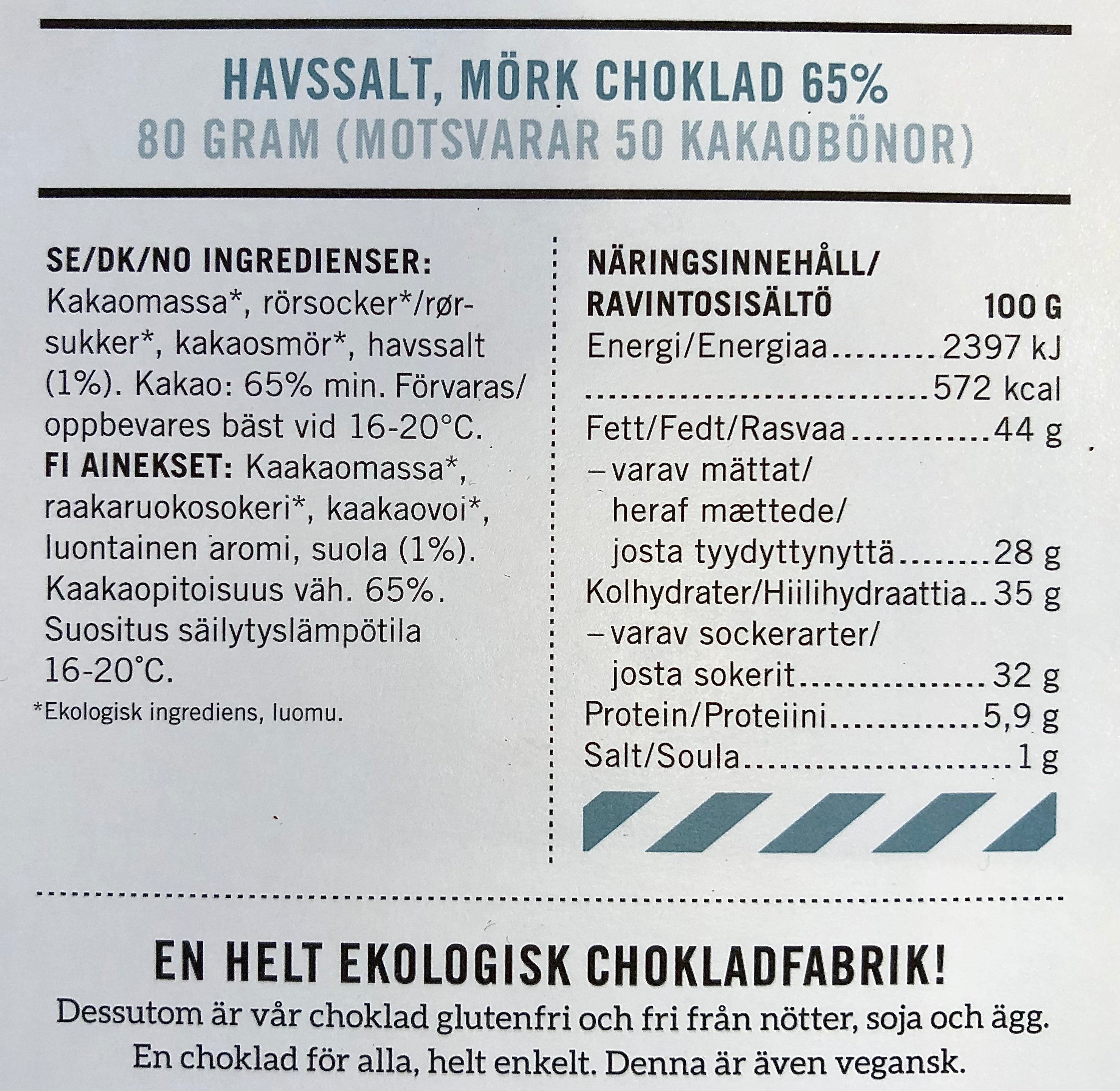 Malmö Choklad Havssalt