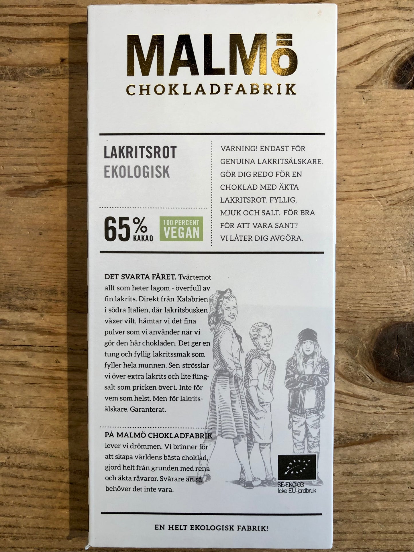 Malmö Choklad Lakritsrot