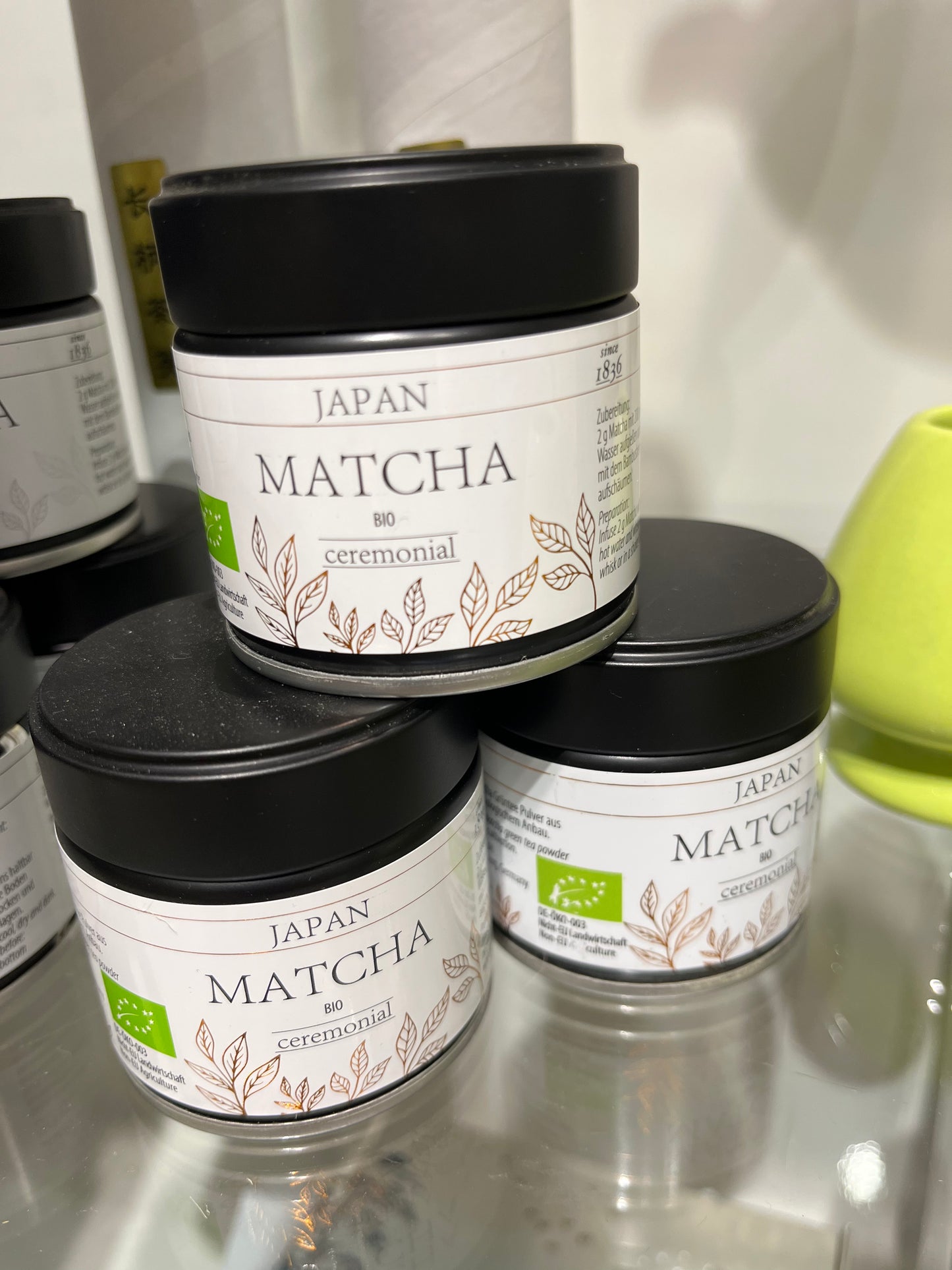 Matcha te Ceremonial , japansk ekologisk