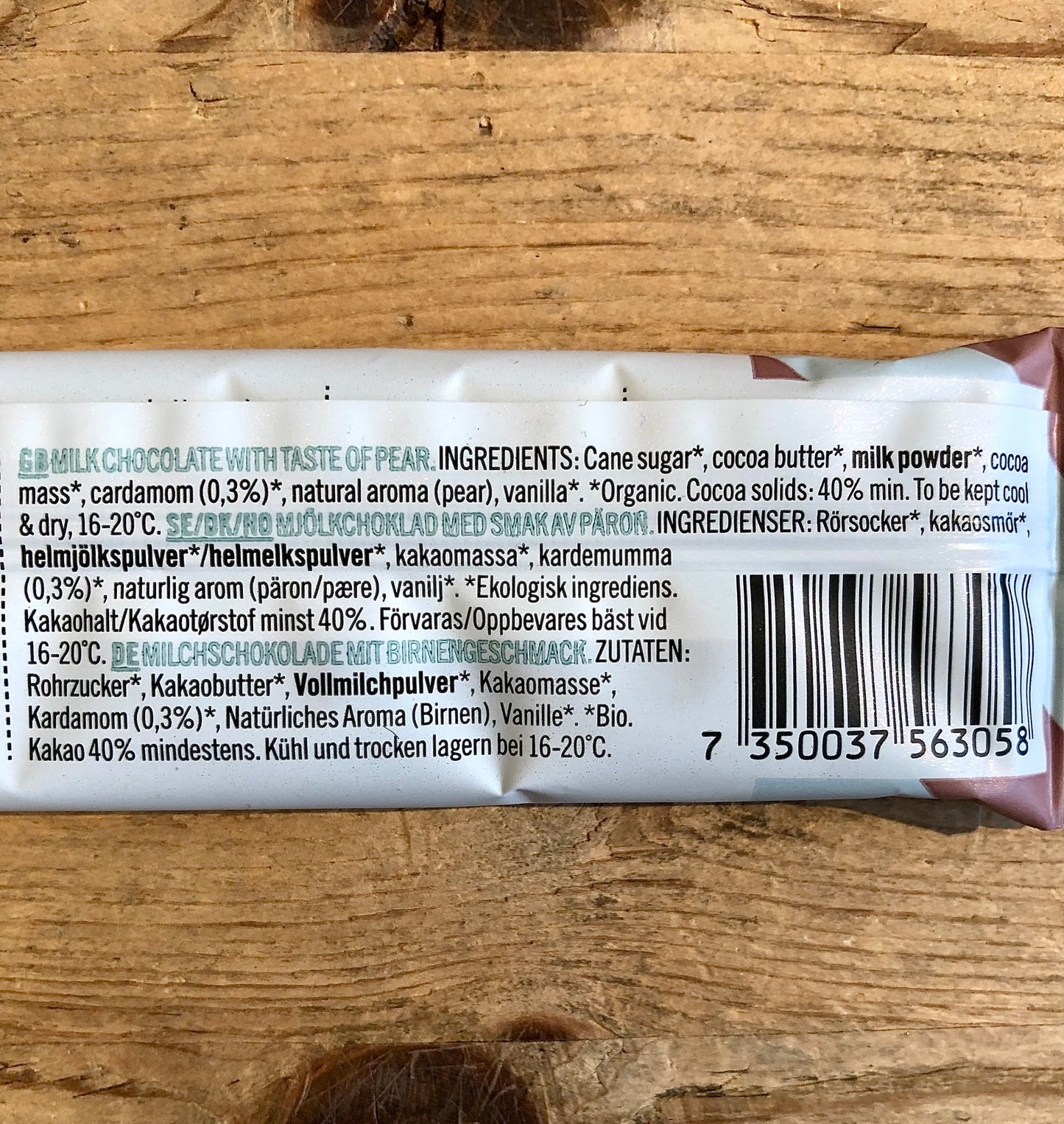 Malmö Choklad Päron & kardemumma