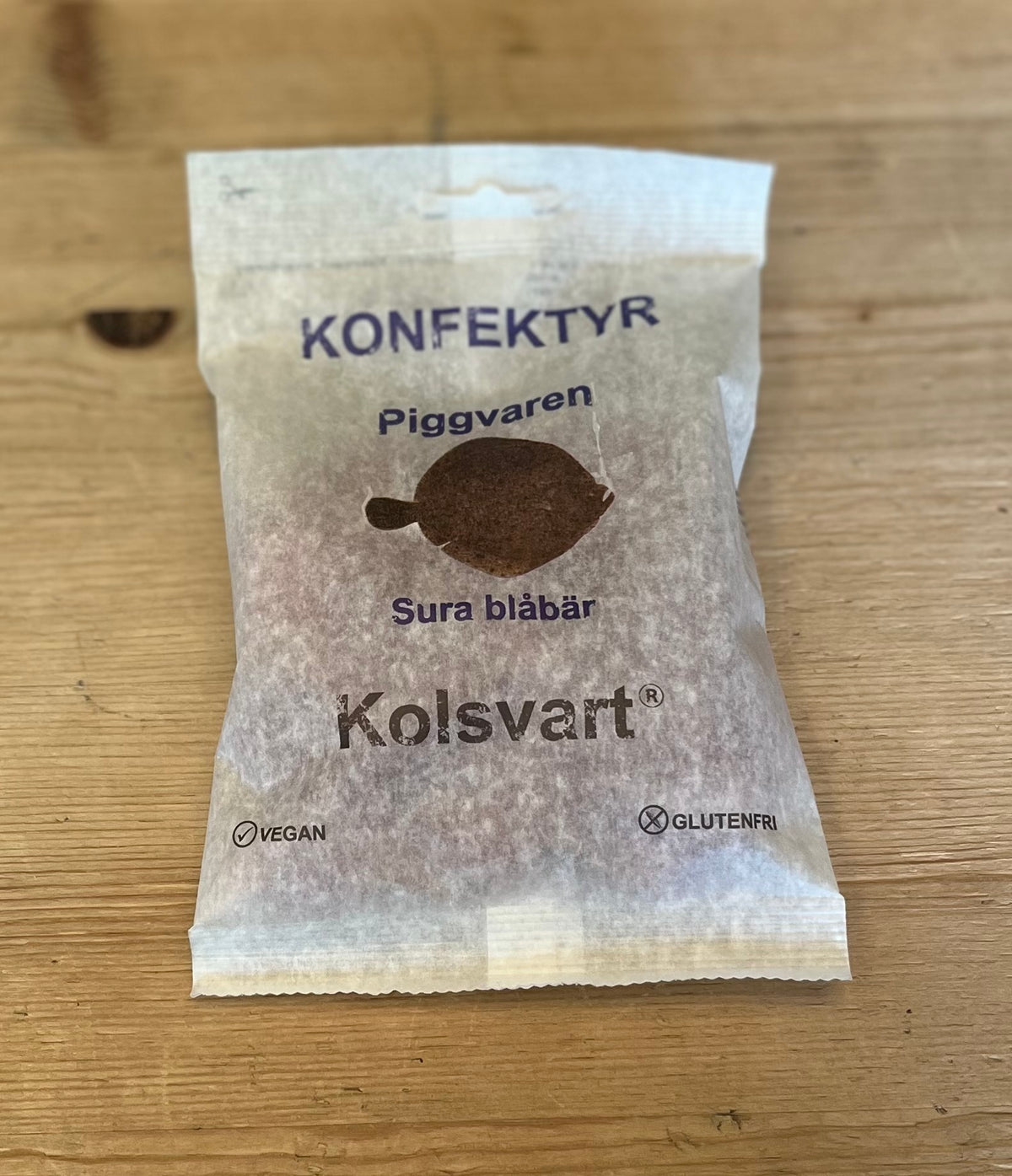 Kolsvart Piggvaren
