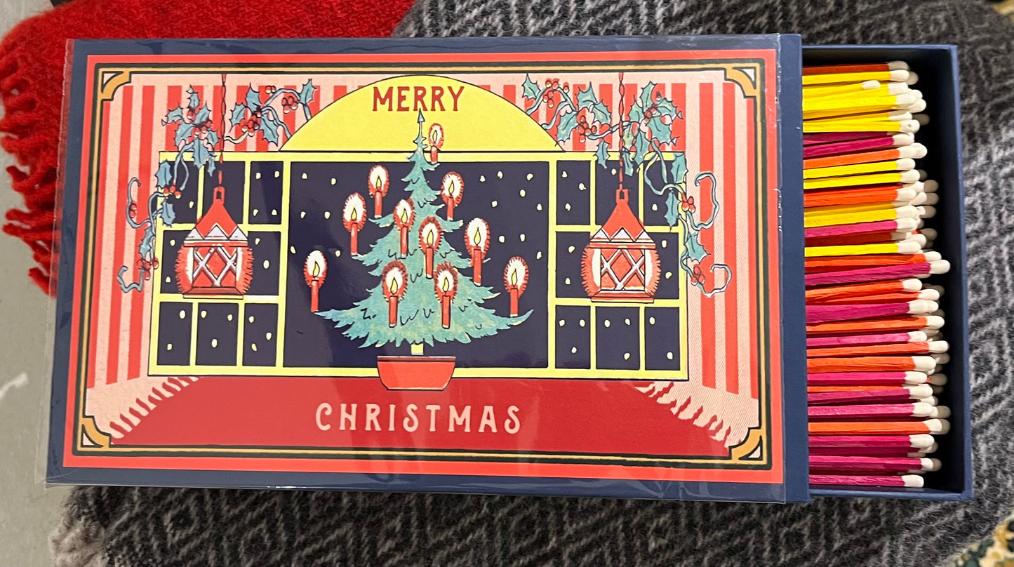 Tändstickor Merry Christmas extra långa