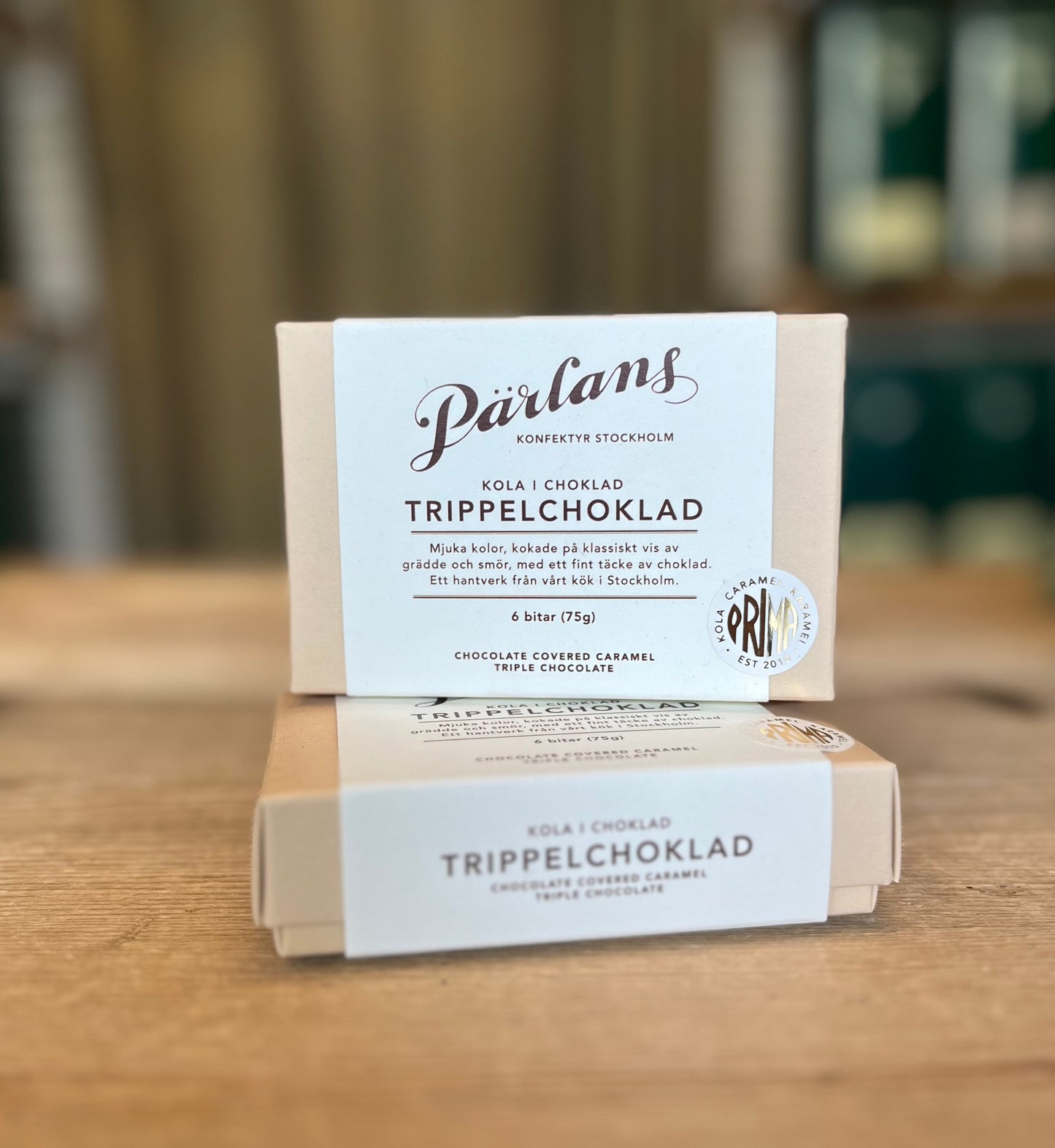Pärlans kolor Trippelchoklad