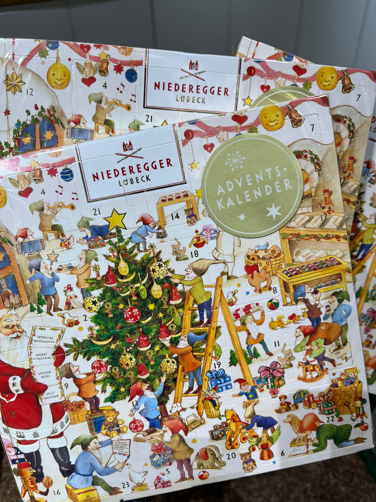 Adventskalender Niederegger marsipan