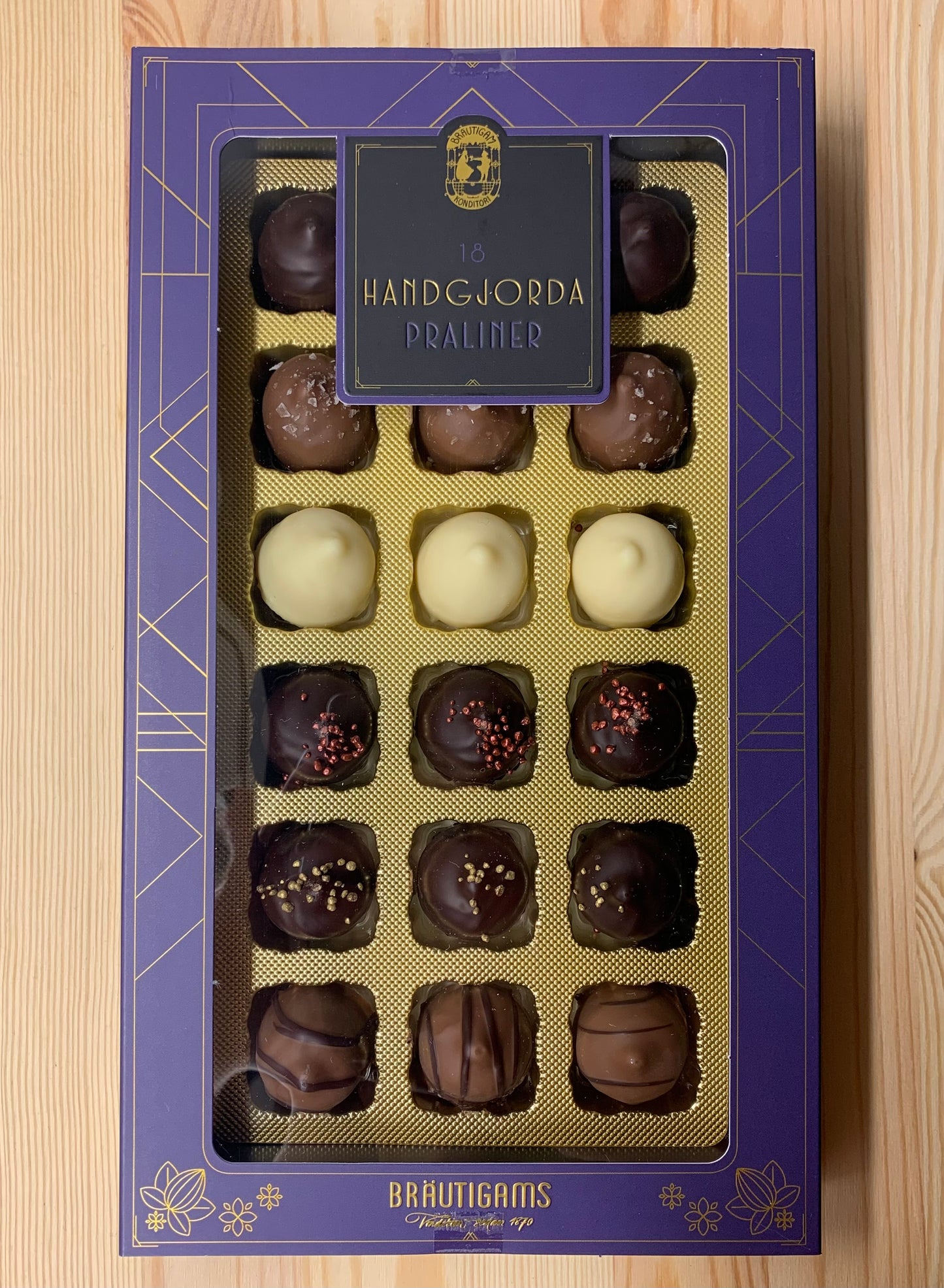 Praliner 18 bitar Bräutigams