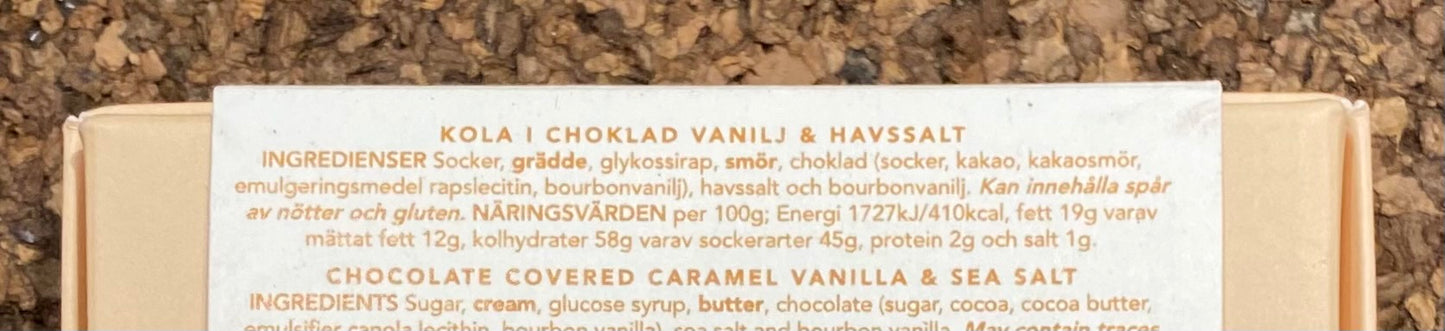 Pärlans kolor Vanilj & Havssalt