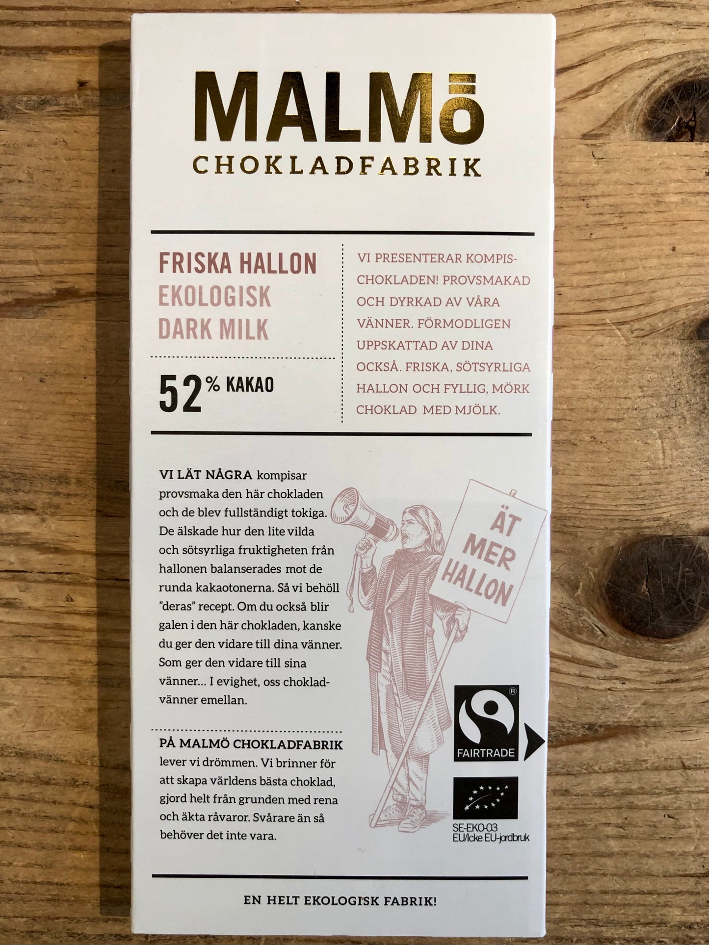 Malmö Choklad Friska Hallon