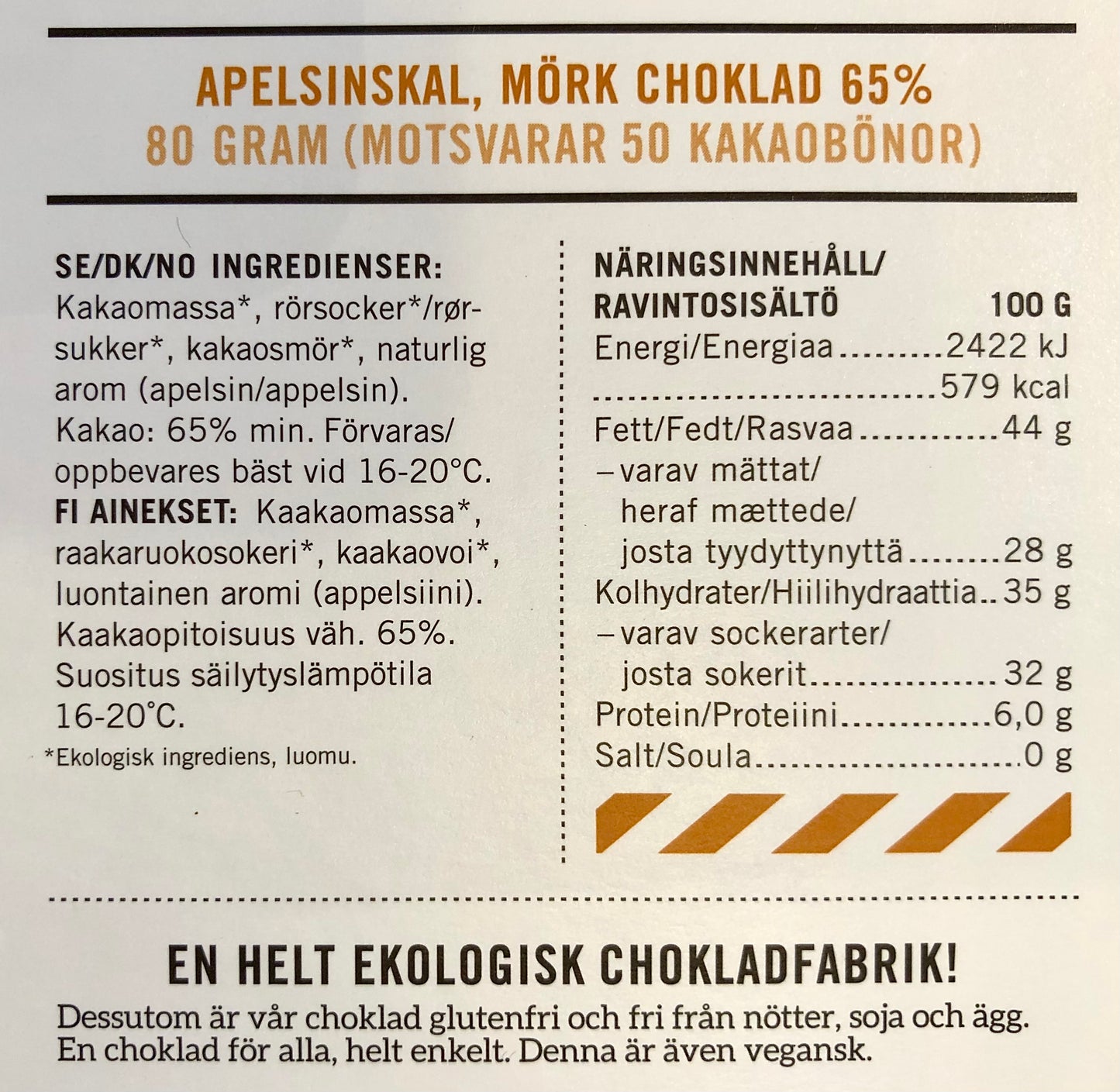 Malmö Choklad Apelsinskal
