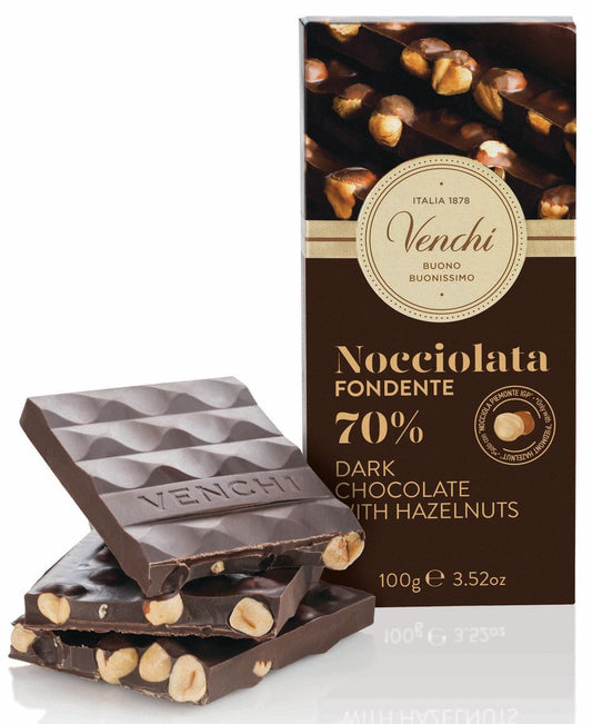 Venchi Mörk choklad med hela hasselnötter