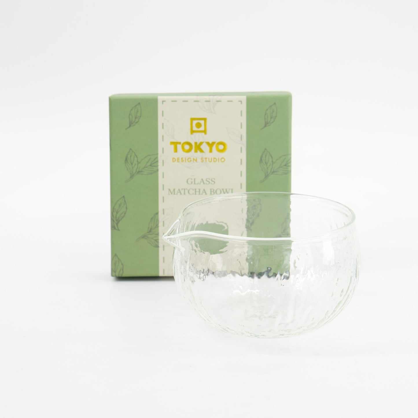 Matcha skål glas