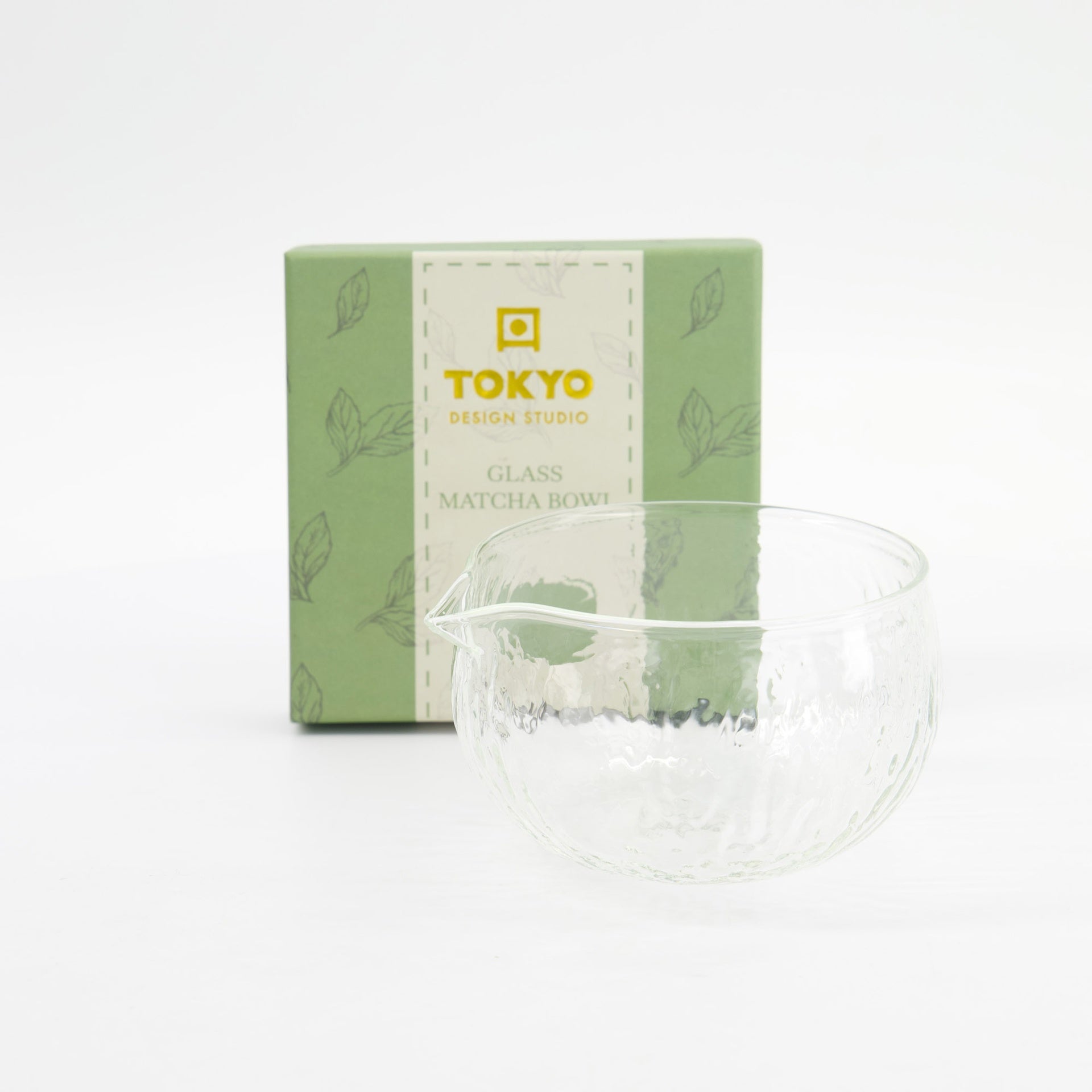 Matcha skål glas
