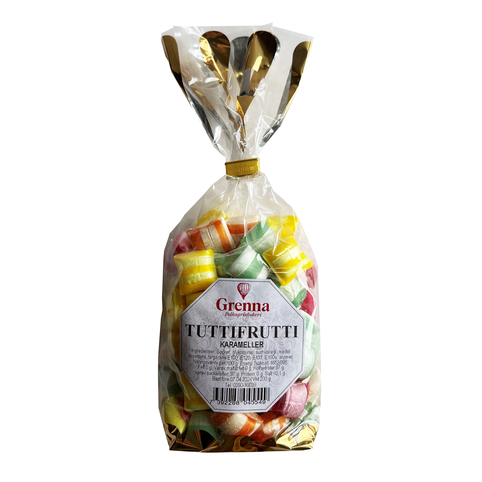 Tuttifrutti karameller Grenna