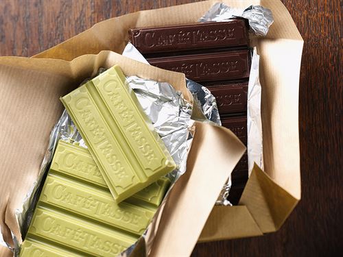 Vit choklad med matcha te