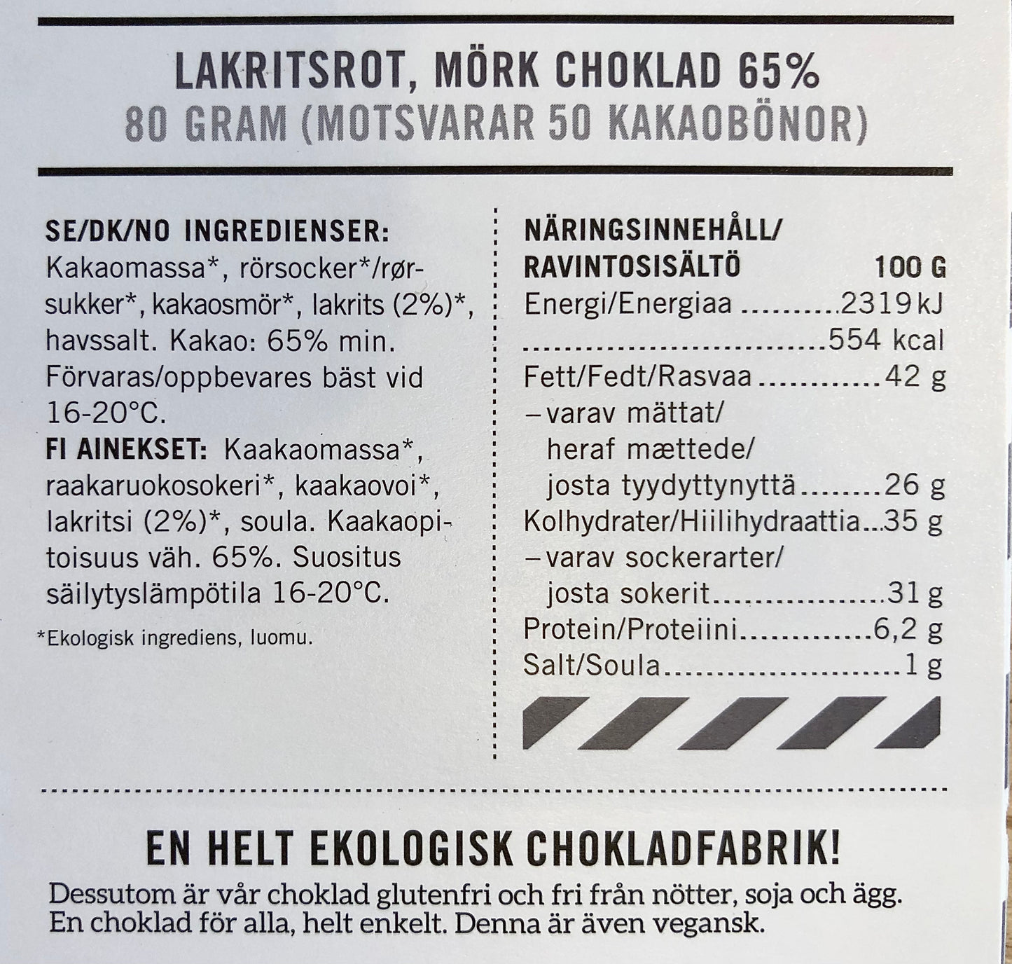 Malmö Choklad Lakritsrot