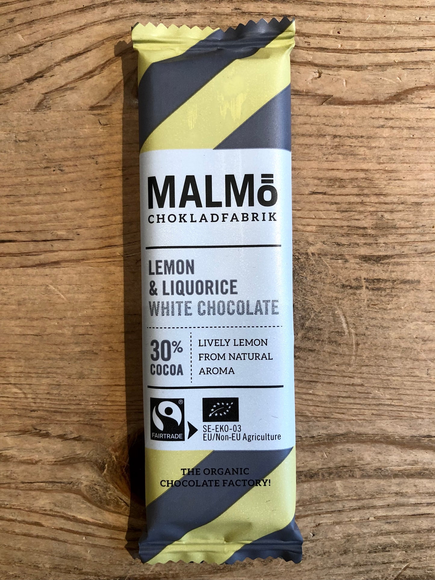 Malmö Choklad Citron Lakrits