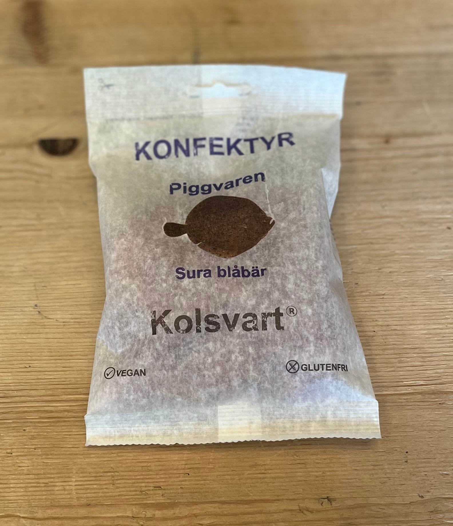 Kolsvart Piggvaren