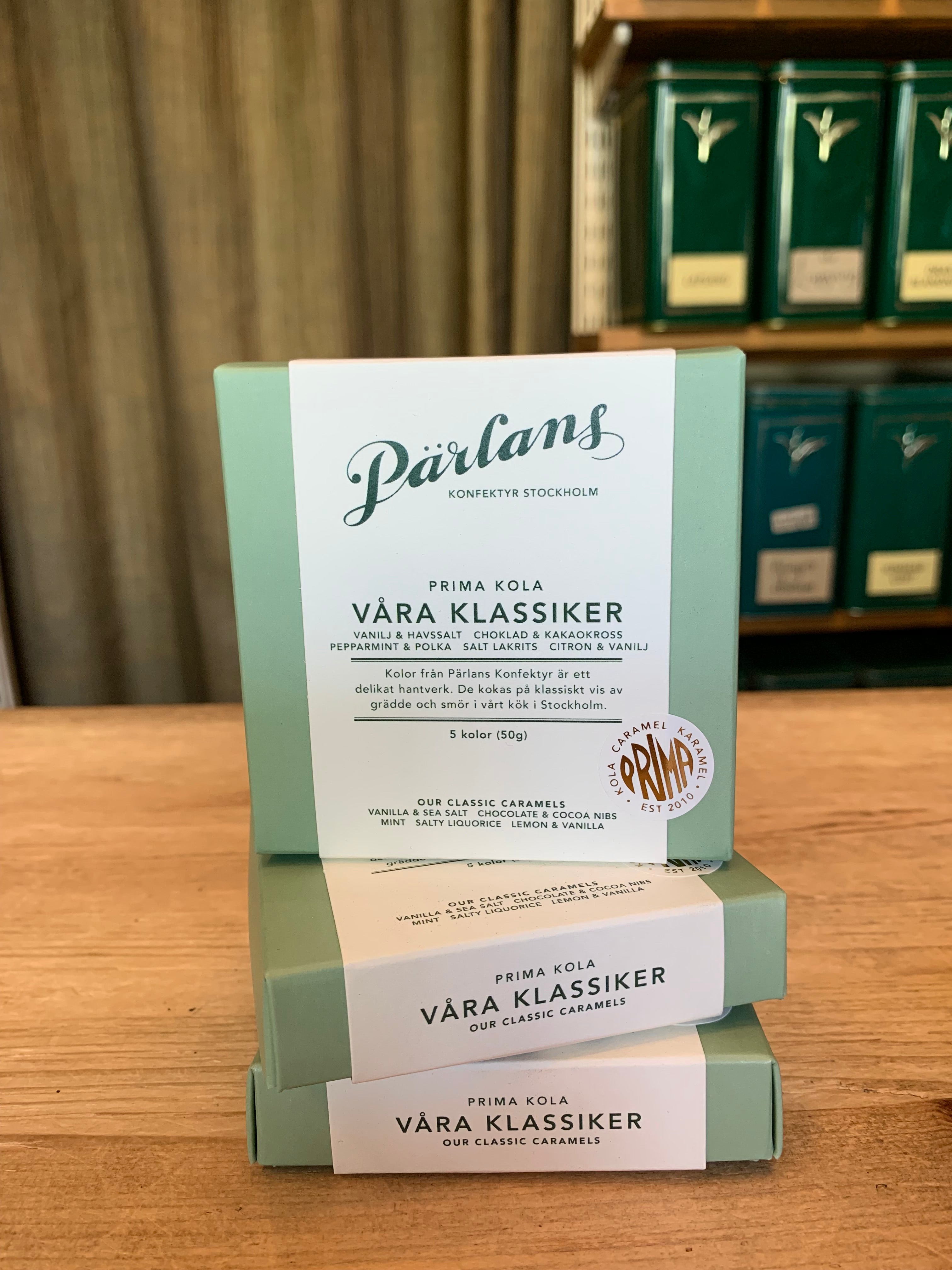 Pärlans kolor Våra klassiker