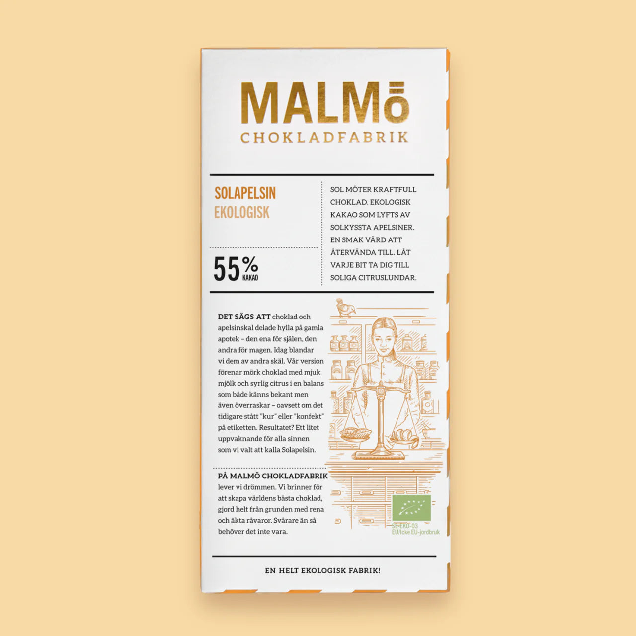 Malmö Choklad Solapelsin